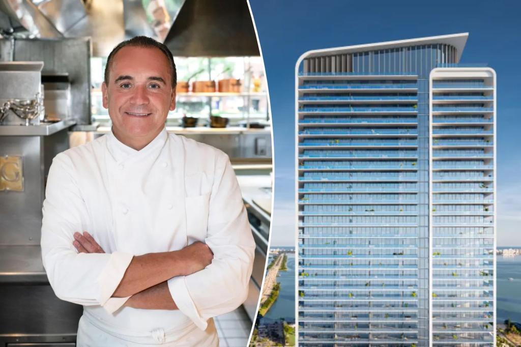 Chef Jean-Georges Vongerichten at his new condo project in Miami